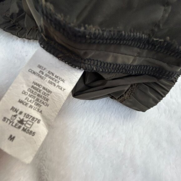 Comfy USA Womens Black Olive Long Sleeve Zip-Up Tunic Dress with Pockets Medium - Picture 4 of 7